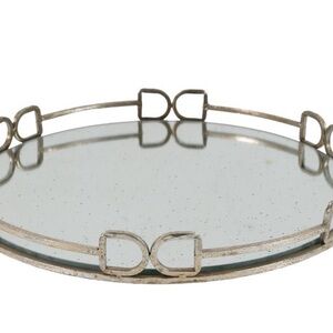 A&B Home Valentina Large Round Mirror Tray